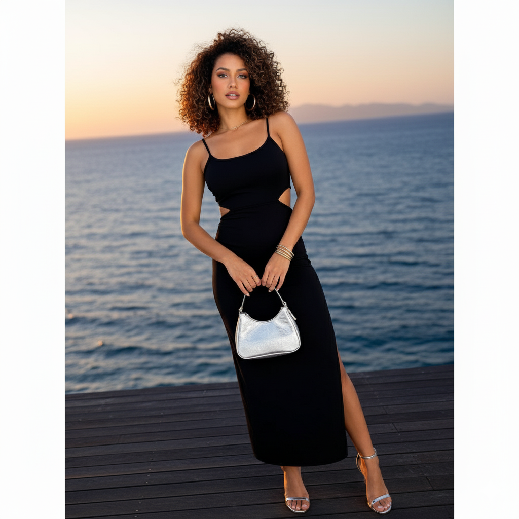 Vestido Midi Tubinho Estampado | Não Amarrota & Ajuste Perfeito