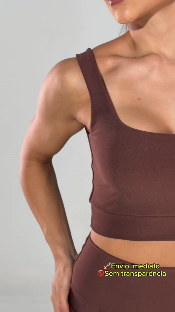 CONJUNTO FITNESS DE SHORT fit treino bermuda bolso top sustentação Crossfit corrida moda shortinho