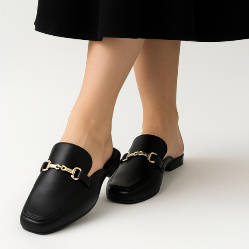 Sapatilha Mule Feminino Bico Quadrado Casual Agatha Original