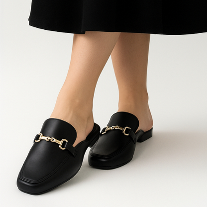 Sapatilha Mule Feminino Bico Quadrado Casual Agatha Original