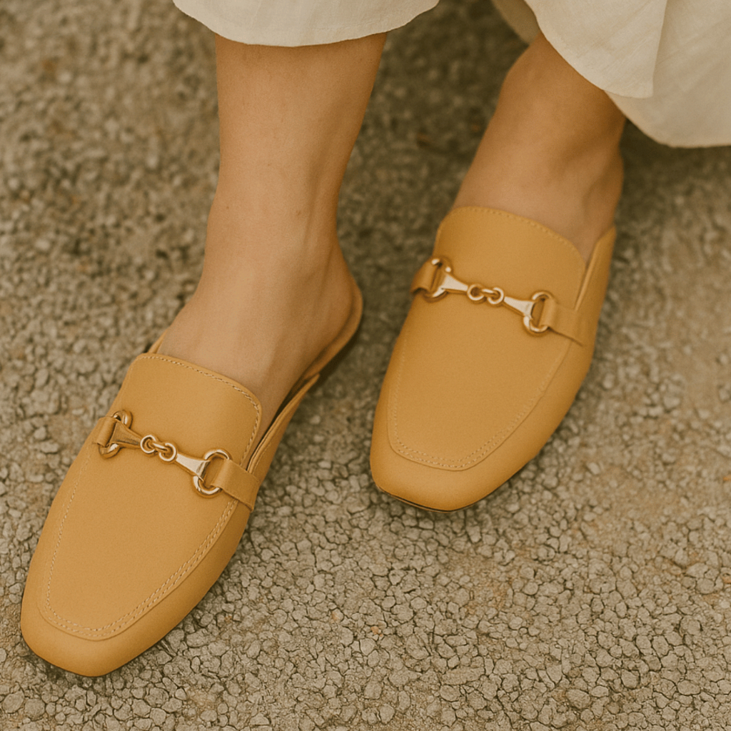 Sapatilha Mule Feminino Bico Quadrado Casual Agatha Original