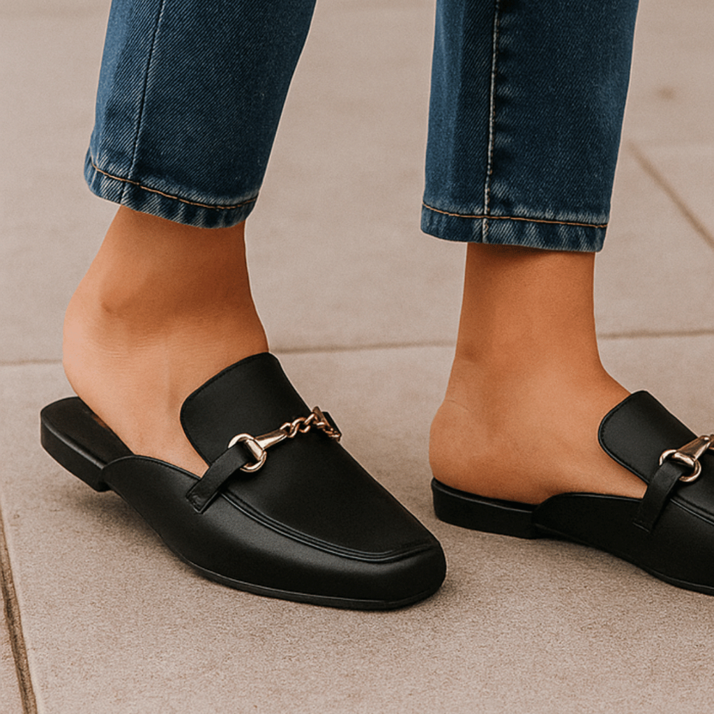 Sapatilha Mule Feminino Bico Quadrado Casual Agatha Original